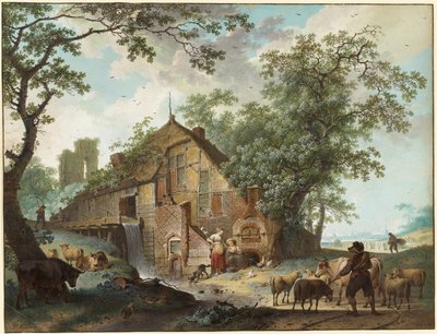 A Summer Scene by Hendrick de Meyer